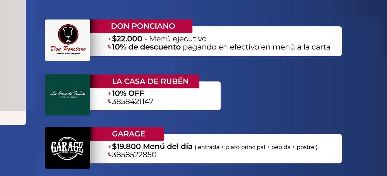 BENEFICIOS GASTRONOMICOS II JORNADAS DE PSICOLOGÍA DEL NOA