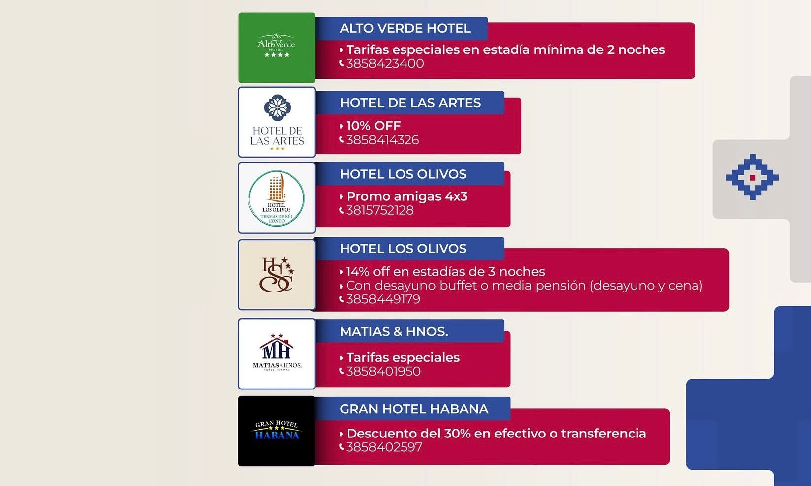 BENEFICIOS HOTELEROS II JORNADAS DE PSICOLOGÍA DEL NOA