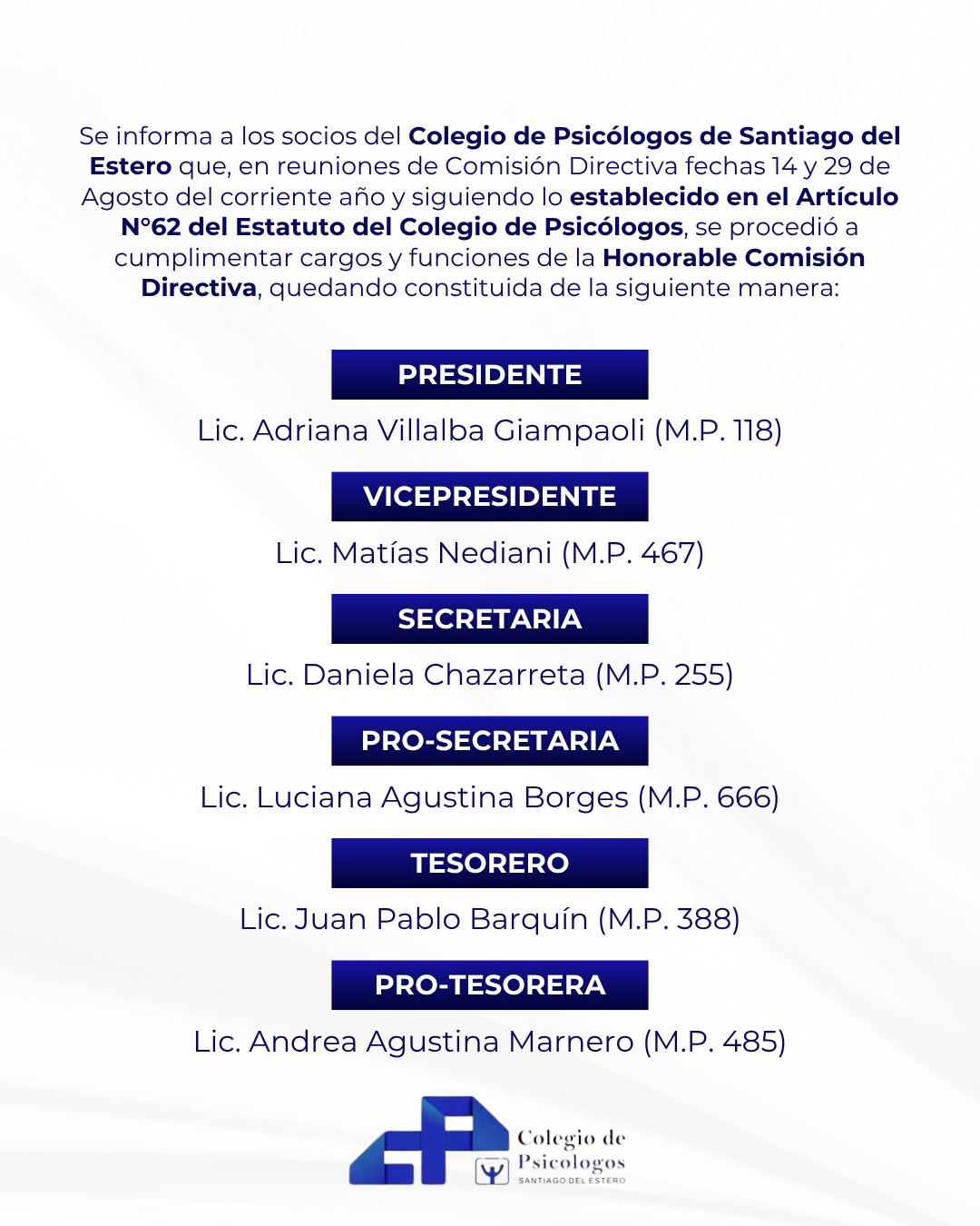 Comisión Directiva